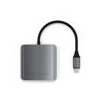 Satechi 4-Port USB-C Hub with Power Delivery - Space Grey