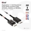 Club3D Kabel DisplayPort 2.1 na DisplayPort 2.1 VESA DP80, 4K240Hz/8K60Hz/10K30Hz HDR (M/M), 1.2m, černá
