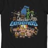 Minecraft Legends Allies vs Piglin Mobs Kids T-Shirt - Tričko (Farba Čierna, Strih Detský, Veľkosť XL)
