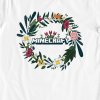 Minecraft Floral Wreath White Kids T-Shirt - Tričko (Farba Biele, Strih Detský, Veľkosť XL)