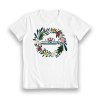 Minecraft Floral Wreath White Kids T-Shirt - Tričko (Farba Biele, Strih Detský, Veľkosť XL)