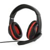 GEMBIRD GHS-03 Gaming slúchadlá s mikrofónom - čierno-červená
