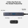 Hyper HyperDrive Next 4 Port USB-C Hub - Midnight Blue
