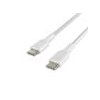 Belkin kábel Boost Charge Braided USB-C to USB-C 2m - White