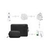 Tomtoc puzdro Recycled Sleeve with Pouch pre Macbook Pro 16" M1/M2/M3/M4 - Black