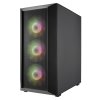 FSP CMT218/Midi Tower/Transpar./Čierna