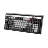 A4tech Bloody B950 podsvícená mechanická herní klávesnice RGB, Brown Switch, USB, CZ, šedá