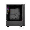 Gembird Fornax 4000 ARGB/Midi Tower/Transpar./Čierna