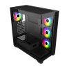 FSP M340-BA/Midi Tower/Transpar./Čierna