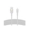 Belkin kábel Boost Charge Pro Flex USB-A to Lightning 3m - White