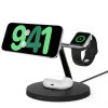 Belkin Boost Charge Pro 3-in-1 Magnetic Wireless Charging Stand with Qi2 15W - Black