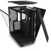 NZXT case H6 Flow RGB / 3x120 mm fan / tempered glass / mesh panel / black