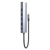 MANHATTAN Dokovací stanice USB-C 6v1, 1xHDMI, 1xUSB-C, 3xUSB, 1xRJ45, šedá