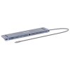 MANHATTAN Dokovací stanice USB-C 12v1, 2xHDMI, DP, USB-C PD 100W, USB-C 3.0, 3xUSB-A 3.0, SD/microSD, RJ45, 3.5mm Jack