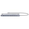 MANHATTAN Dokovací stanice USB-C 12v1, 2xHDMI, DP, USB-C PD 100W, USB-C 3.0, 3xUSB-A 3.0, SD/microSD, RJ45, 3.5mm Jack