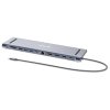 MANHATTAN Dokovací stanice USB-C 12v1, 2xHDMI, DP, USB-C PD 100W, USB-C 3.0, 3xUSB-A 3.0, SD/microSD, RJ45, 3.5mm Jack