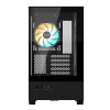 GIGABYTE case GB-C201P, Mid tower, 2xUSB 3.0, 3x 120mm ARGB Fan, černá