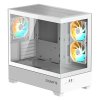 GIGABYTE case GB-C201PI, Mid tower, 2xUSB 3.0, 3x 120mm ARGB Fan, bílá