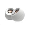 Creative PEBBLE V3, stolní 2.0 reproduktory s USB-C a Bluetooth 5.0 - bílé