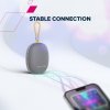 Canyon OnMove 12, prenosný Bluetooth v5.3 reproduktor, 5W, TWS, IPX7, 12 hod, USB-C nab.,šedý