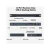 Hyper HyperDrive Next 10 Port USB-C Docking Station - Midnight Blue