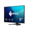 EIZO MT 31,5" EV3240X-BK FlexScan, IPS, 3840x2160, 350nit, 2000:1, 5ms, USB-C, DisplayPort, USB, HDMI, KVM, Repro, Černý