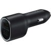 Samsung duálna autonabíjačka 40W (USB, USB-C) P-L4020NB, čierna