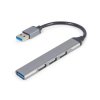 Gembird USB hub 4-portový USB 3.1 (Gen 1),stříbrný
