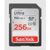 SanDisk Ultra/SDXC/256GB/150MBps/UHS-I U1 / Class 10/Čierna