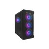 GENESIS IRID 503 MINI-ATX, MICRO-ITX aRGB USB 3.0 4x120mm Fan herná skrinka