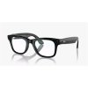 meta ray ban wayfarer ai bryle shiny black clear i s