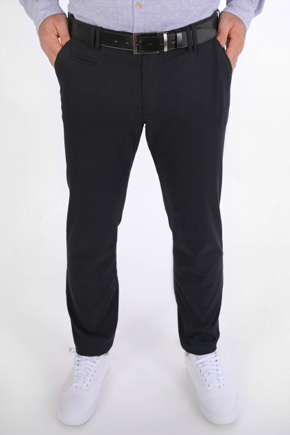 Sivo-čierne nohavice Chinos  ULTRA SLIM, bavlna stretch (Výšková veľkosť 3, Šírková veľkosť 50)
