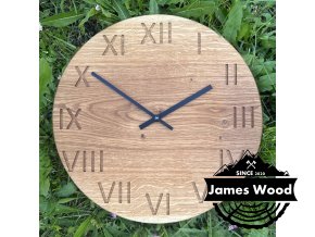 Dubové hodiny ROMAN NUMERALS