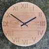 Dubové hodiny ROMAN NUMERALS