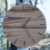 Dřevěné hodiny - Wood line