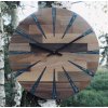 Dřevěné hodiny - Triangl