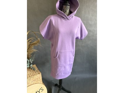 Vestové šaty z teplé teplákoviny