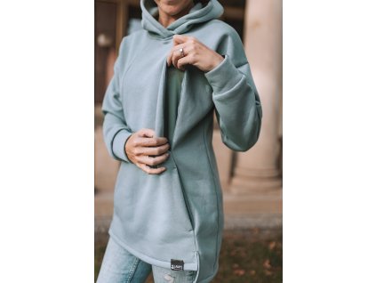 Mikinošaty s rozparky a kapucí