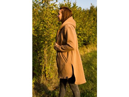 Mikina na zip s kapucí