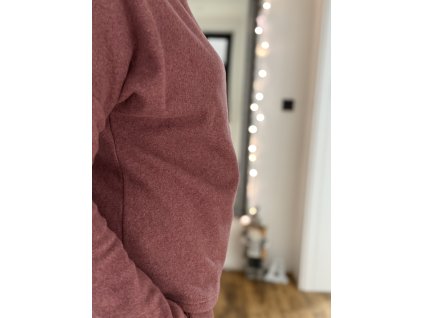 Set Fleecie široké kalhoty a halenka