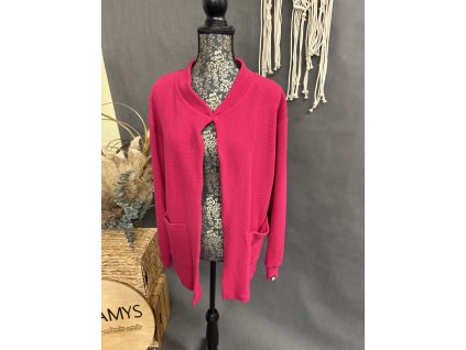 kabátek z 3D teplákoviny