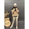 Oversize TEDDY mikina–Melír