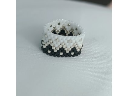 Prsten z korálků Miyuki