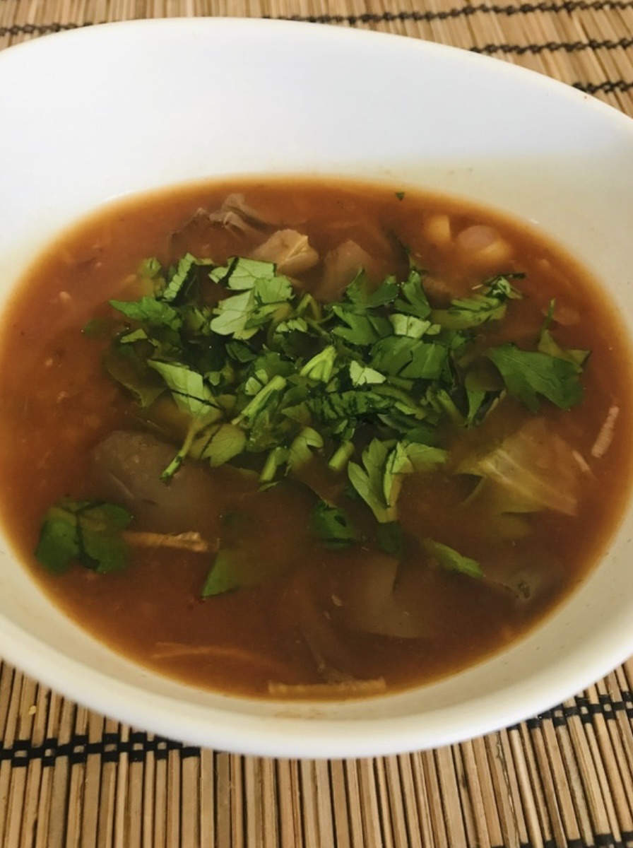 Gulášová s hlívou  ústřičnou