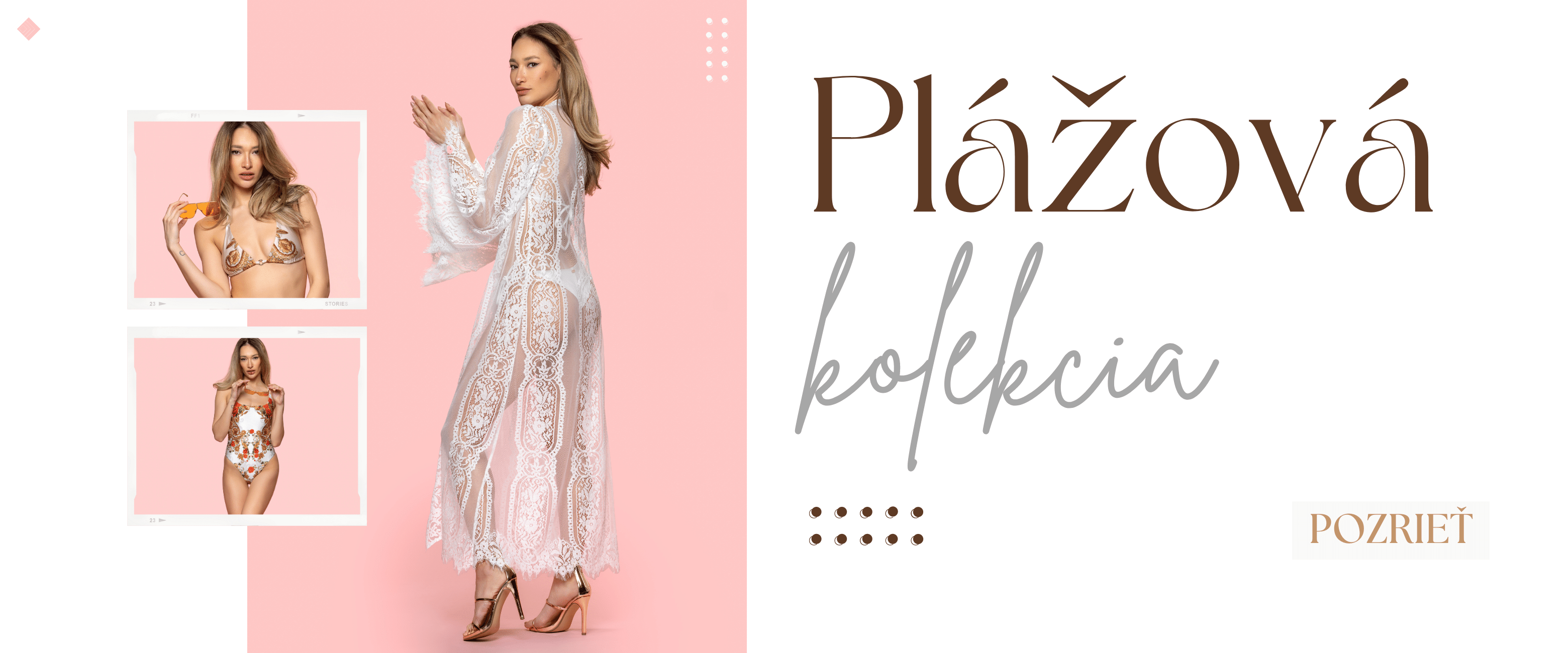 Plážová kolekcia, plavky, jednodielne plavky, dvojdielne plavky