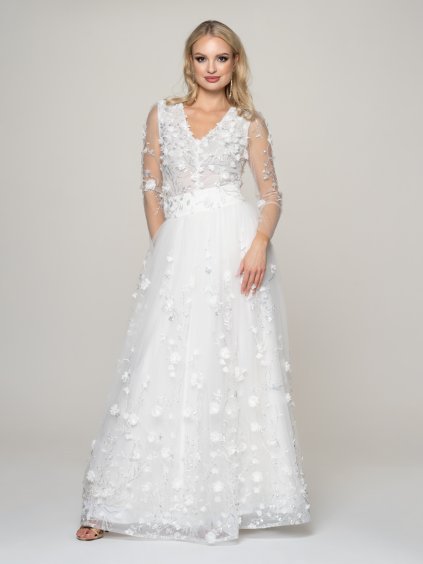 Sukňa Diva Maxi Off White