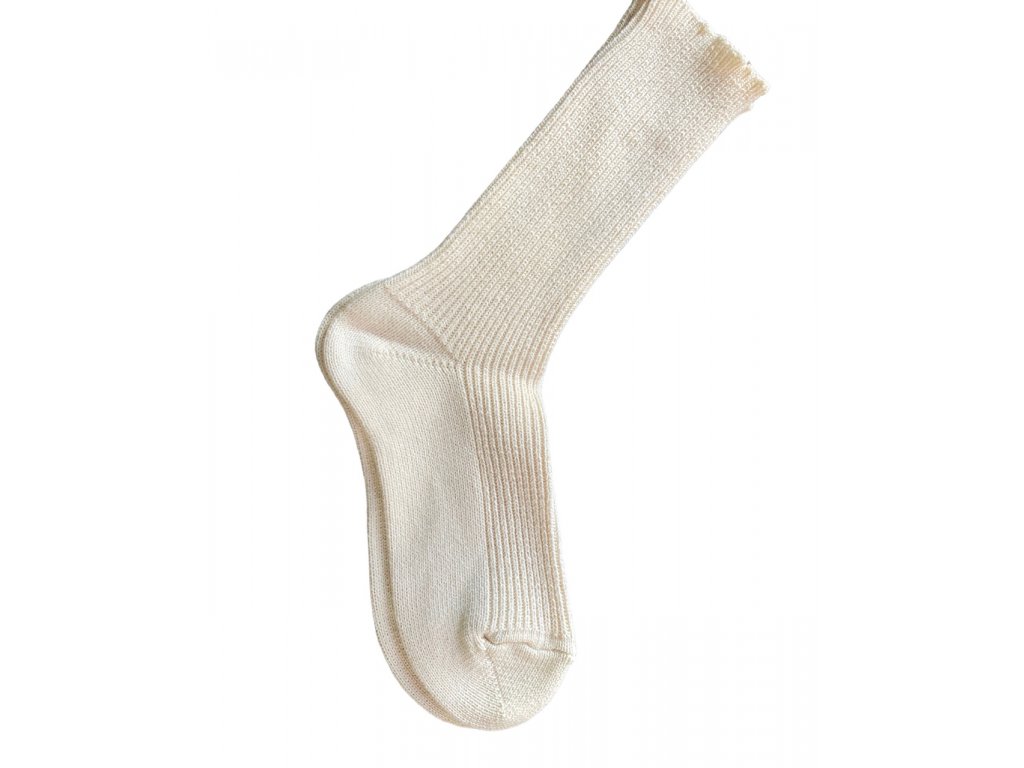Bavlněné ponožky vel 36-39 krémové