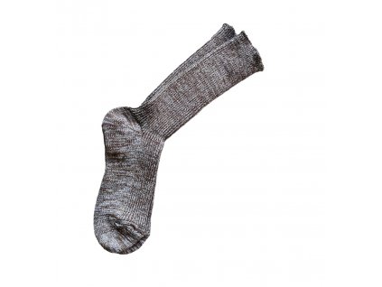Vlněné ponožky vel 36-39 hnědý melír