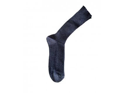 Vlněné ponožky vel 40-43 černý melír