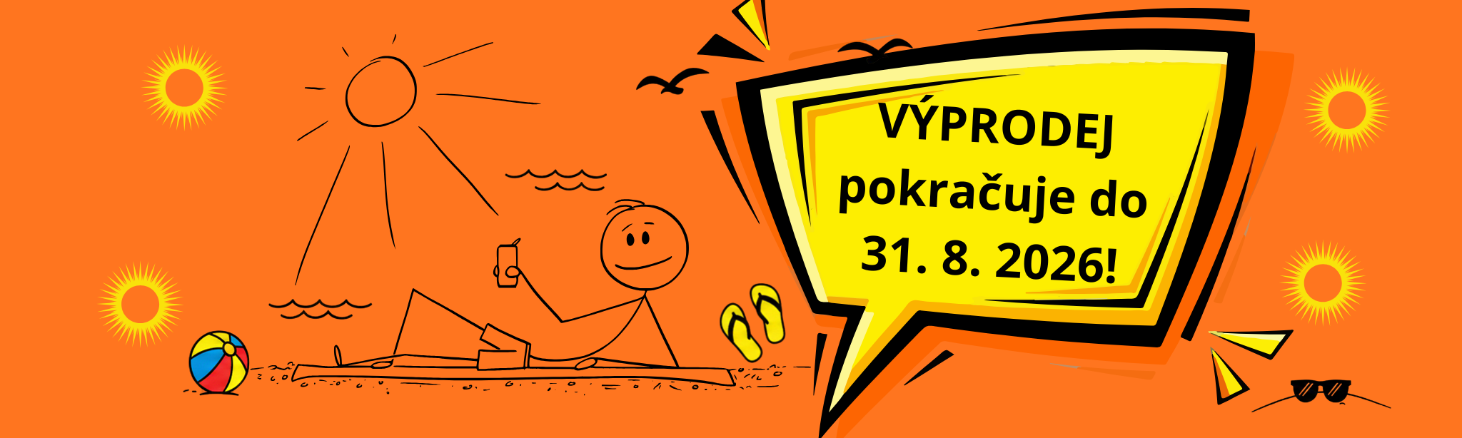 výprodej červenec 2026